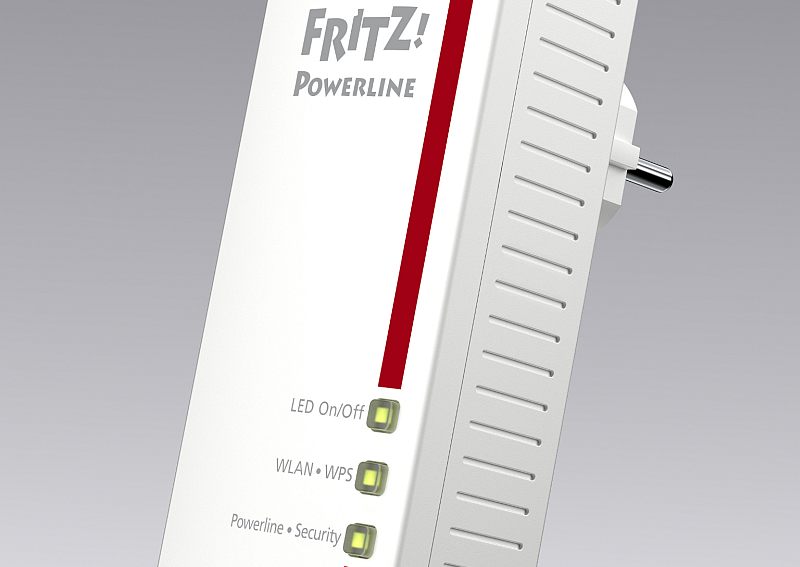 Idealne połaczenie WLAN i powerline do stworzenia solidnej sieci domowej FRITZ!Powerline 540E